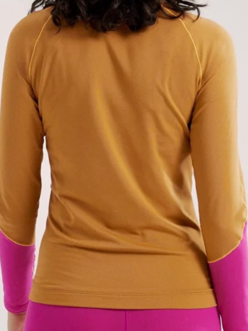 Arc’teryx Rho LS Crew Yukon/Amaranthus Hiking Running Camping Top Size M New - Picture 2 of 9